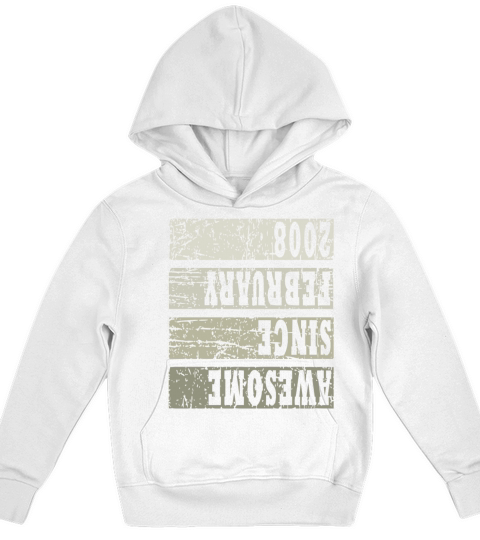 2008 February vintage Kids Hoodie