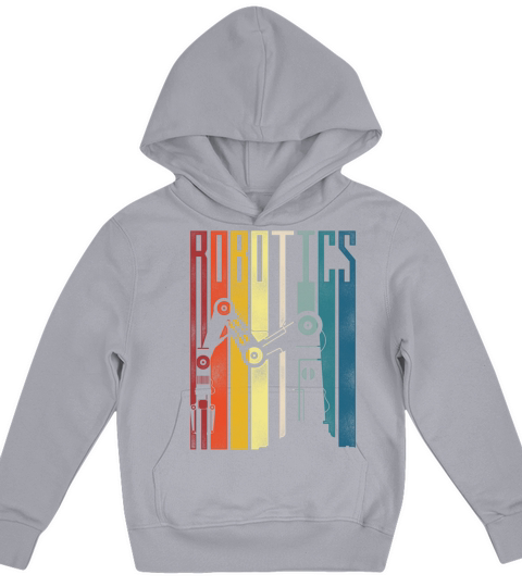 Robot Robotics Engineer Retro Kids Hoodie