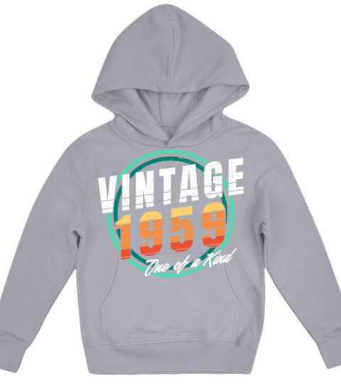 Vintage 1959 Shirt for Men Women 64 Year Old 64th Kids Hoodie