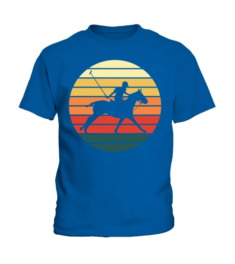 Polo Sport Rider Equestrian Retro Vintage Gift Kids T-Shirt