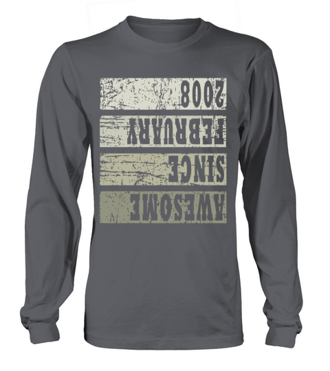 2008 February vintage Long sleeved Unisex