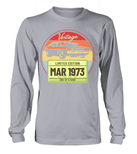 Vintage March 1973 Long sleeved Unisex