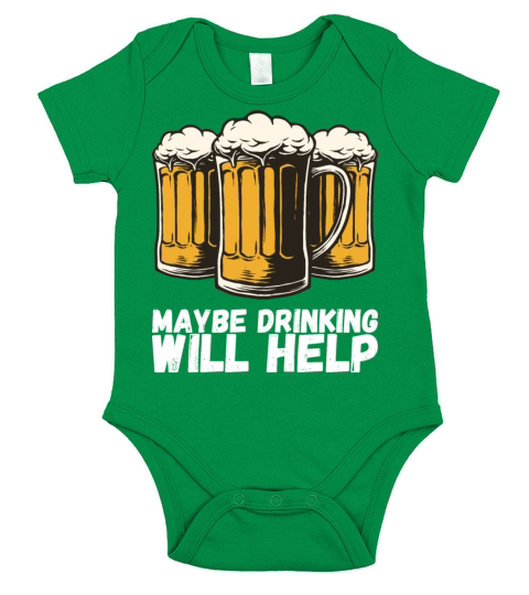 Alcohol Beer Gift Short Sleeve Baby One-Piece
