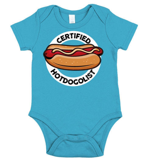 Cool Hot Dog Design For Men Women Boys Sausage Hot Short Sleeve Baby One-Piece