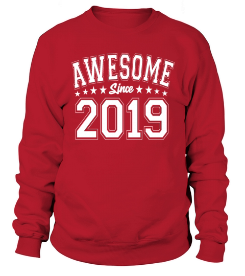 Awesome Since 2019 Birthday 2019 Vintage 2019 Sweatshirt Unisex