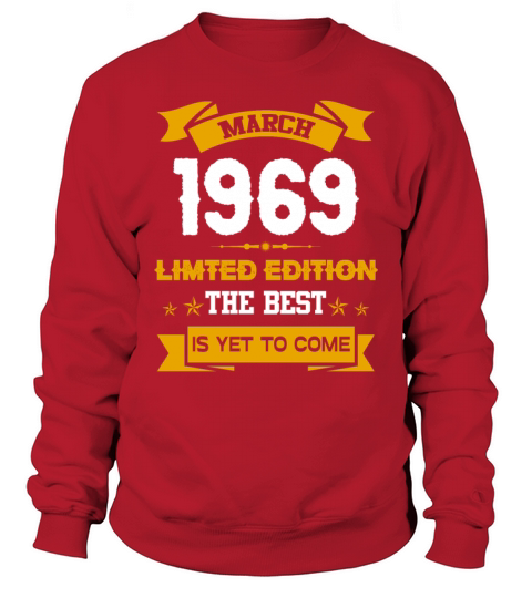 March 1969 Birthday Surprise Sweatshirt Unisex