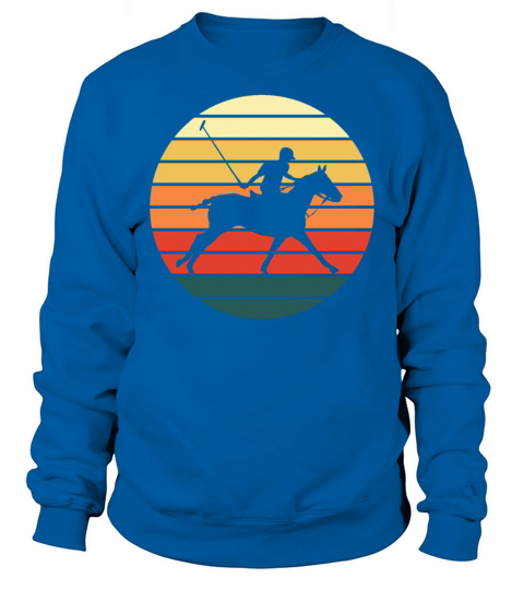 Polo Sport Rider Equestrian Retro Vintage Gift Sweatshirt Unisex