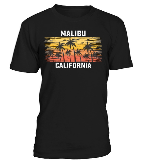 Malibu California Summer Retro VIntage Vacation T-Shirt Unisex