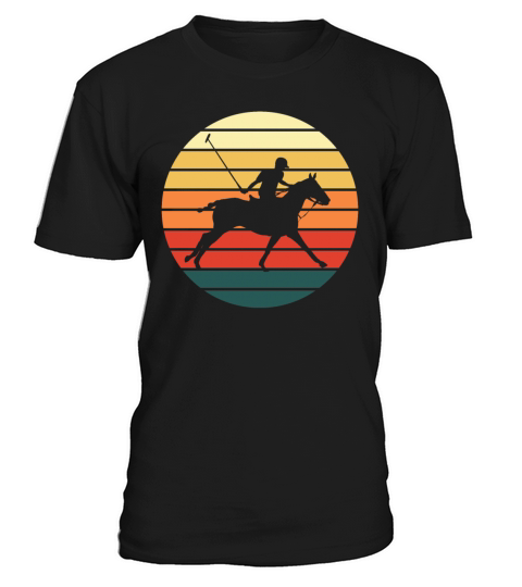 Polo Sport Rider Equestrian Retro Vintage Gift T-Shirt Unisex