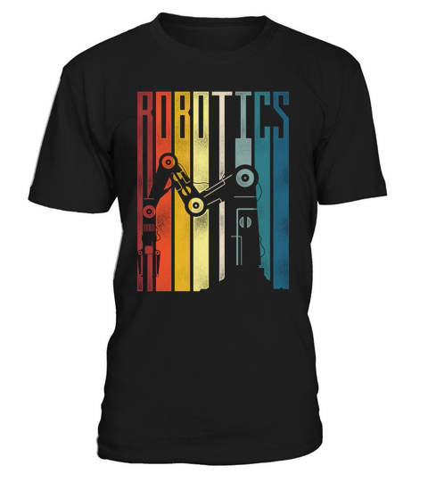 Robot Robotics Engineer Retro T-Shirt Unisex