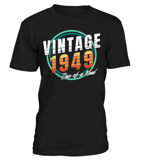 Vintage 1949 Shirt for Men Women 74 Year Old 74th T-Shirt Unisex