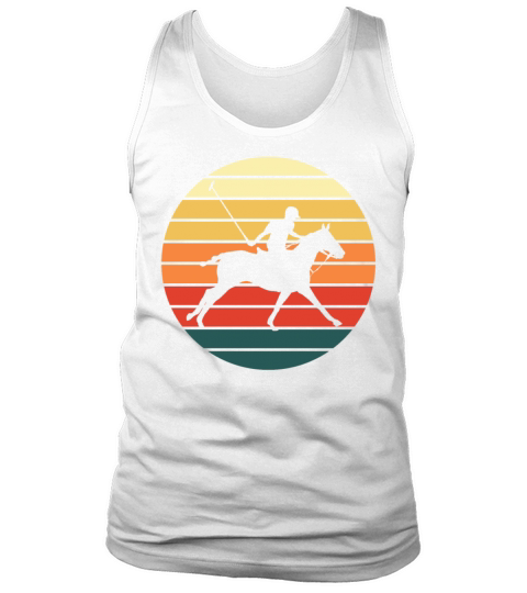 Polo Sport Rider Equestrian Retro Vintage Gift Tank Top Unisex