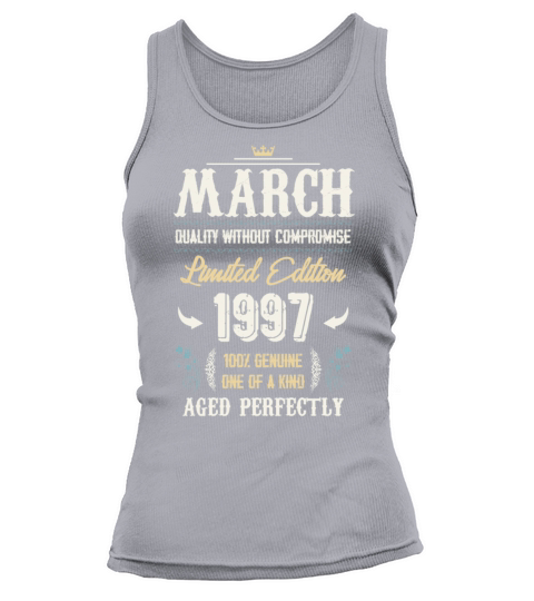 March 1997 Vintage Birthday Present Tank top Woman
