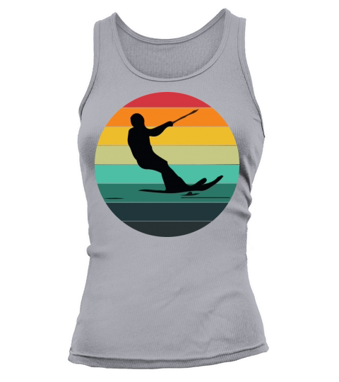 Retro Vintage Wakeboarding Wakeboarder Water Sport Tank top Woman