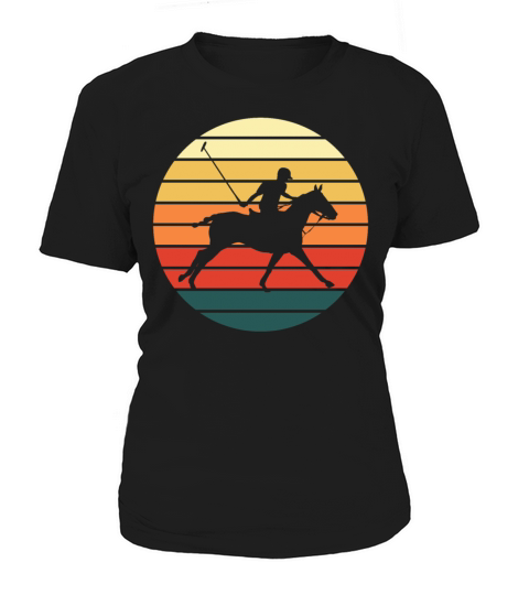 Polo Sport Rider Equestrian Retro Vintage Gift Women's T-Shirt
