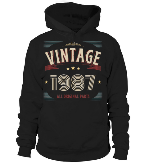 VINTAGE 1987 ALL ORIGINAL PARTS Hoodie Unisex