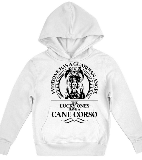 Proud Cane Corso Guardian Angel dog quote Kids Hoodie