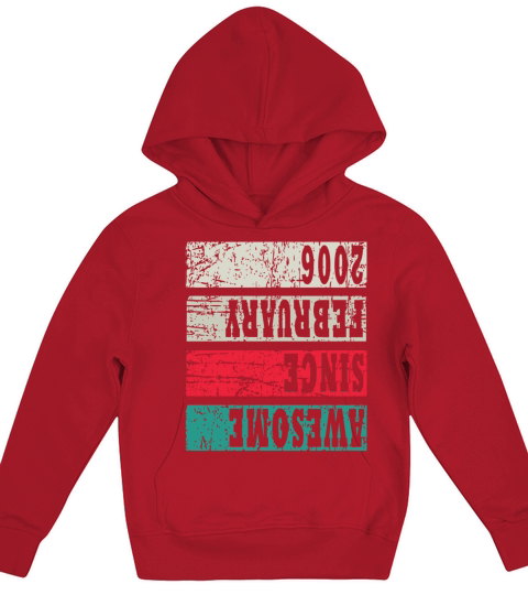 Vintage 17th Birthday 2006 Sports Gift Kids Hoodie