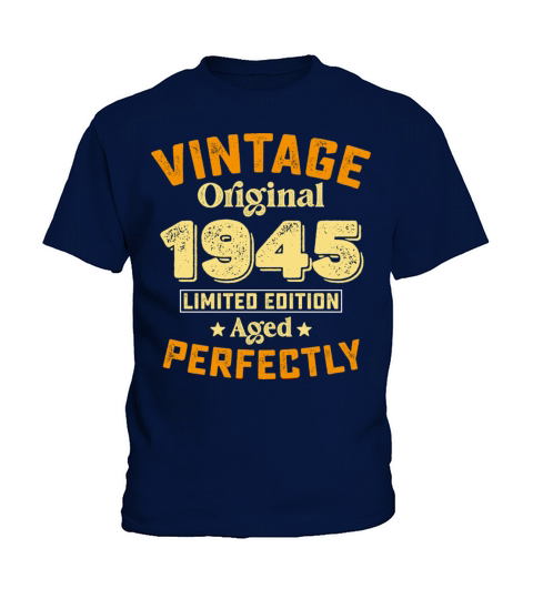 Limited Vintage Original 1945 Aged Edition Kids T-Shirt