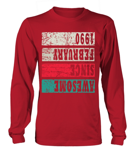 1990 Vintage Birthday Present Long sleeved Unisex