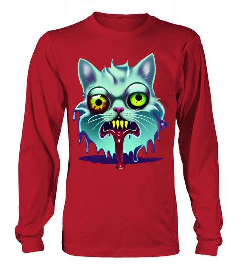 Horror Cat Long sleeved Unisex