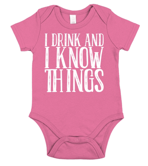 Alcohol College Short Sleeve Baby One-Piece