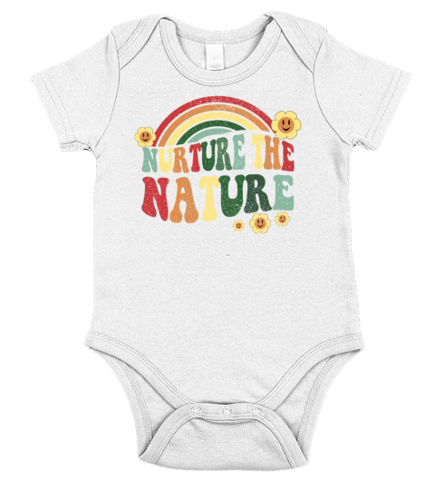 Nurture Nature - Earth Day Vintage Short Sleeve Baby One-Piece