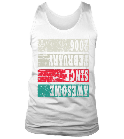 Vintage 17th Birthday 2006 Sports Gift Tank Top Unisex