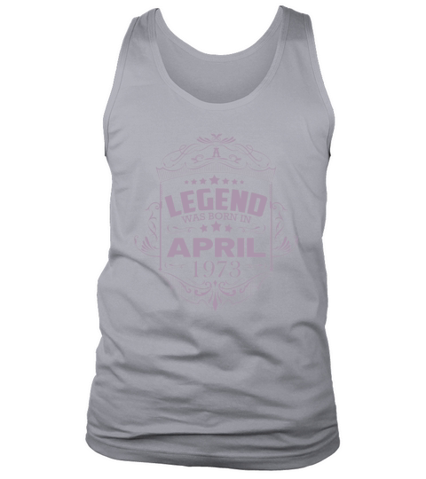 Vintage 73rd birthday design birth month April Tank Top Unisex