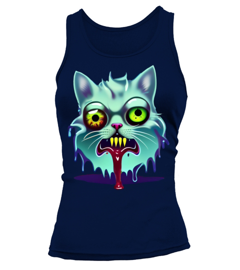 Horror Cat Tank top Woman