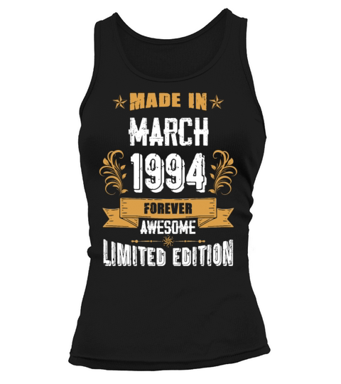March 1994 Vintage Birthday Present Tank top Woman