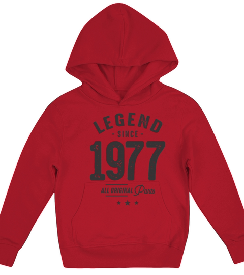 Vintage Since 1977 - 46th Birthday Classic 1977 Kids Hoodie