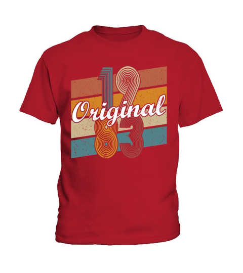 40th birthday vintage 1983 original 1983 Kids T-Shirt