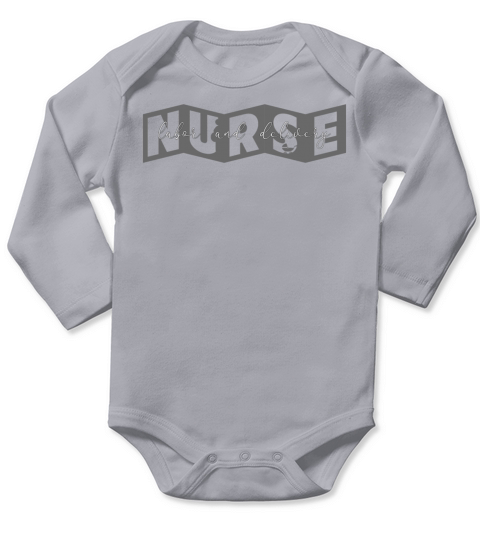 labor and delivery nurse shirts Long Sleeve Baby One-Piece
