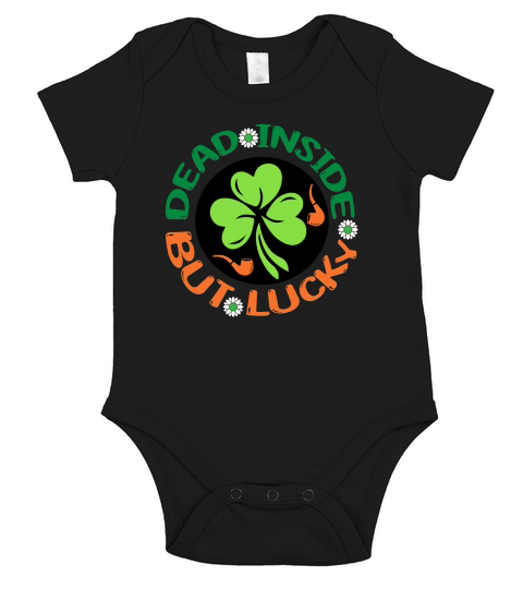 Retro St Patricks Irish Kisses and Shamrock Wishes Short Sleeve Baby One-Piece