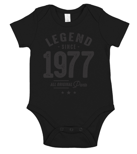 Vintage Since 1977 - 46th Birthday Classic 1977 Short Sleeve Baby One-Piece