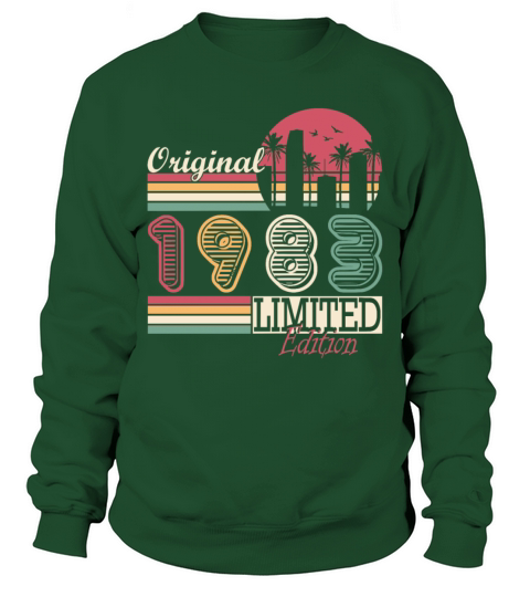 Vintage 1983 born retro birthday Sweatshirt Unisex