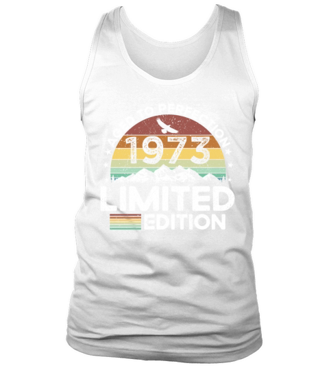 50th birthday vintage 1973 limited edition Tank Top Unisex