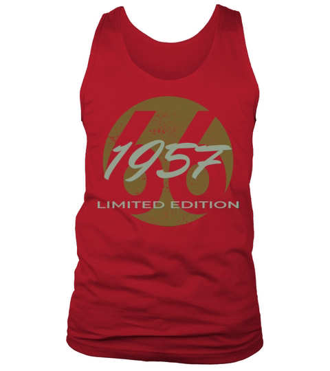66th birthday men women 66 years 1957 vintage Tank Top Unisex