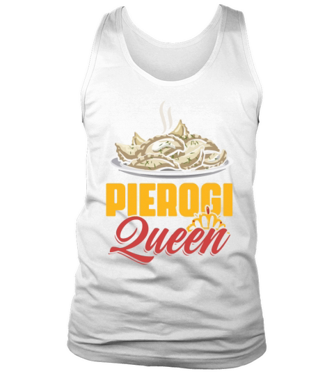 Vintage Pierogi Queen Polish Dumpling Food For Tank Top Unisex