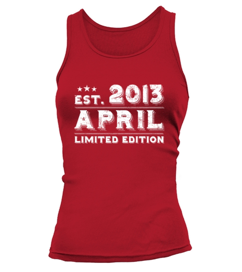 Est April 2013 - Birthday Present - Vintage Tank top Woman