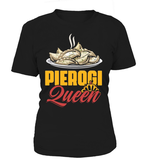 Vintage Pierogi Queen Polish Dumpling Food For Women's T-Shirt