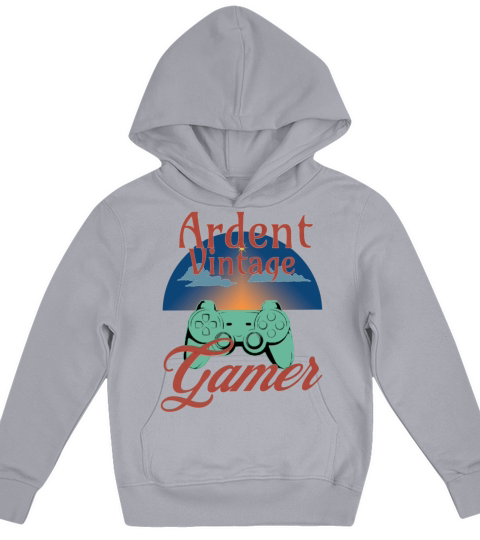 Ardent Vintage Gamer 1 Kids Hoodie