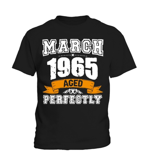 March 1965 Vintage Birthday Present Kids T-Shirt