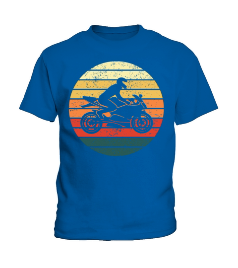 Motorcyclist Motorcycle Driver Retro Vintage Gift Kids T-Shirt
