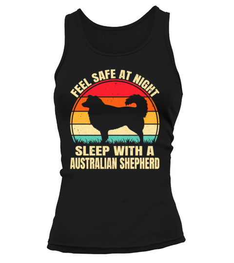 Australian Shepherd Dog Retro Vintage Tank top Woman