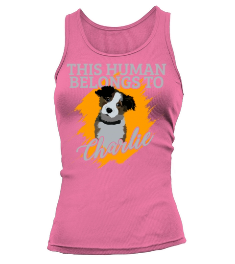 charlie dog vector illustration Tank top Woman