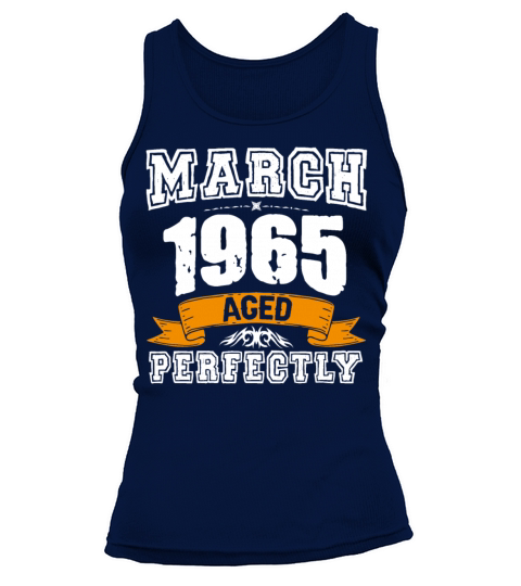 March 1965 Vintage Birthday Present Tank top Woman