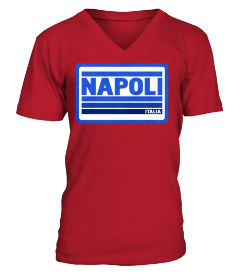 Napoli Italy V-Neck T-shirt