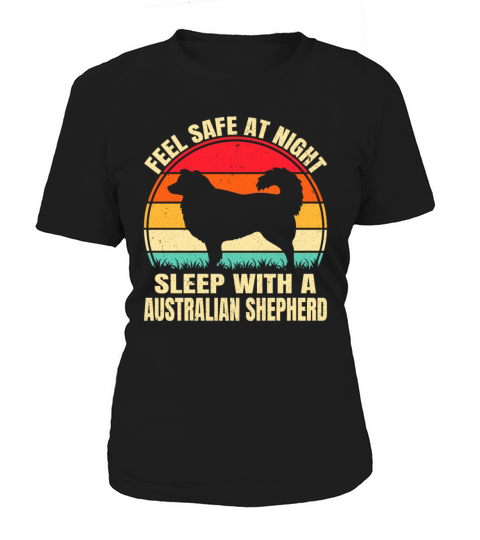 Australian Shepherd Dog Retro Vintage Women's T-Shirt